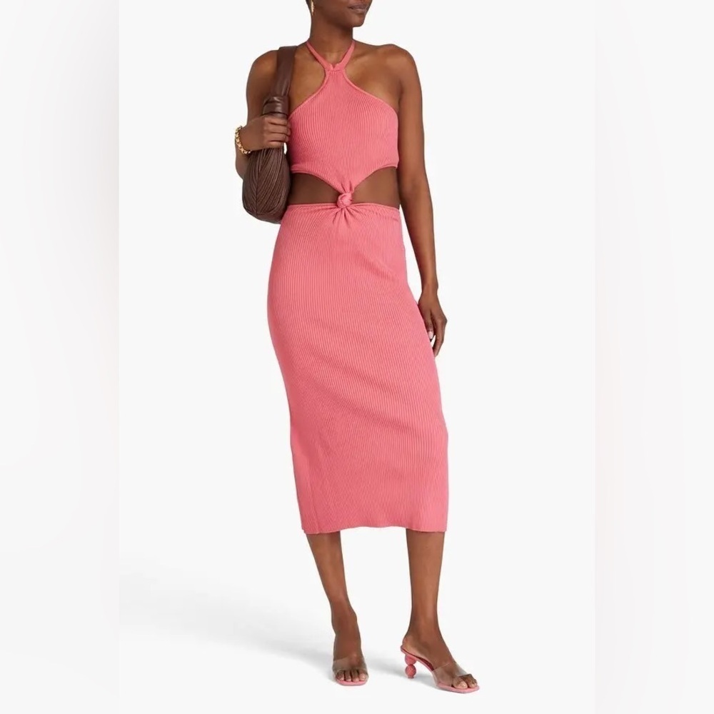 CULT GAIA Cameron Knotted Dress Pink (105)